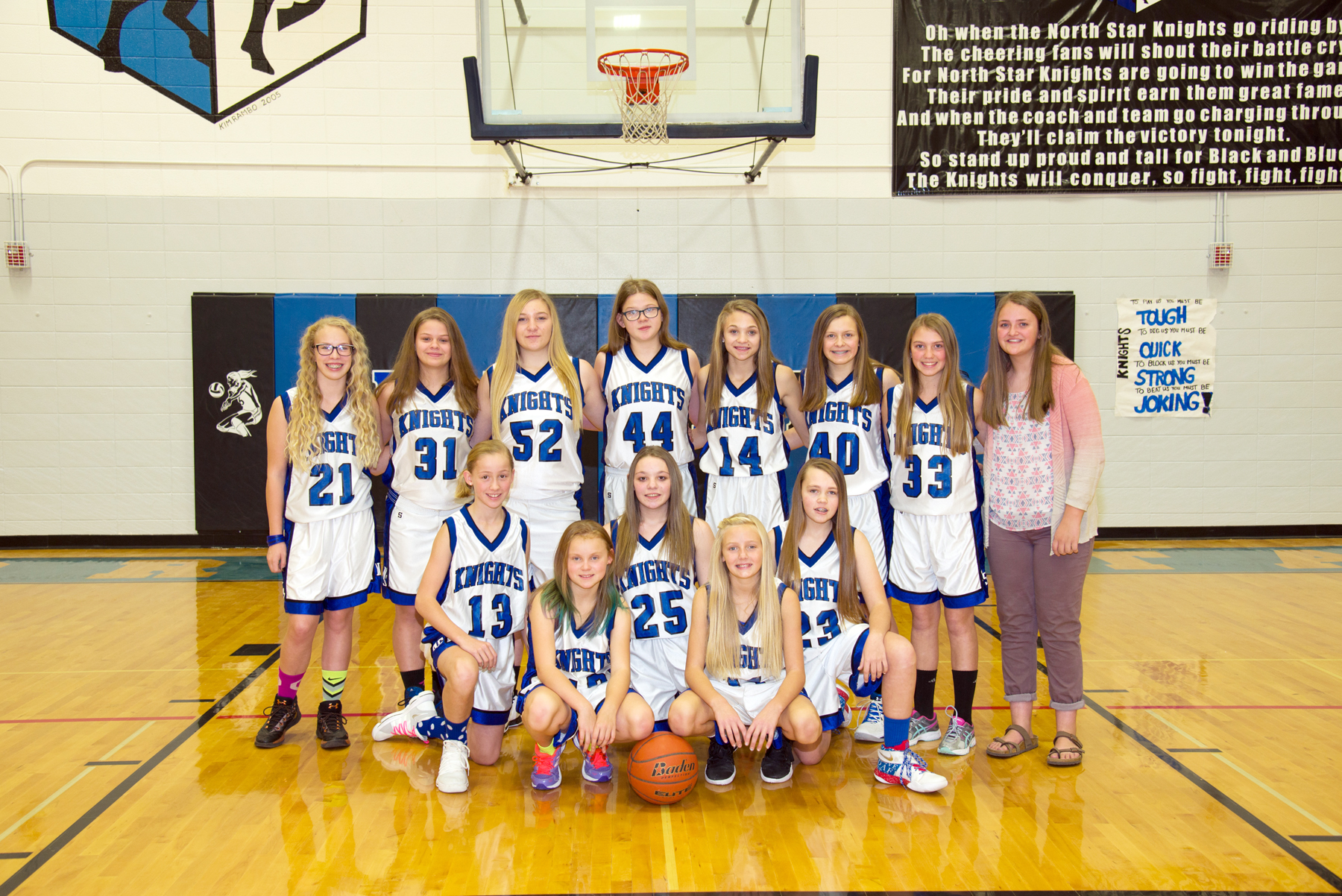 JH Girls 2017 Basketball Team 